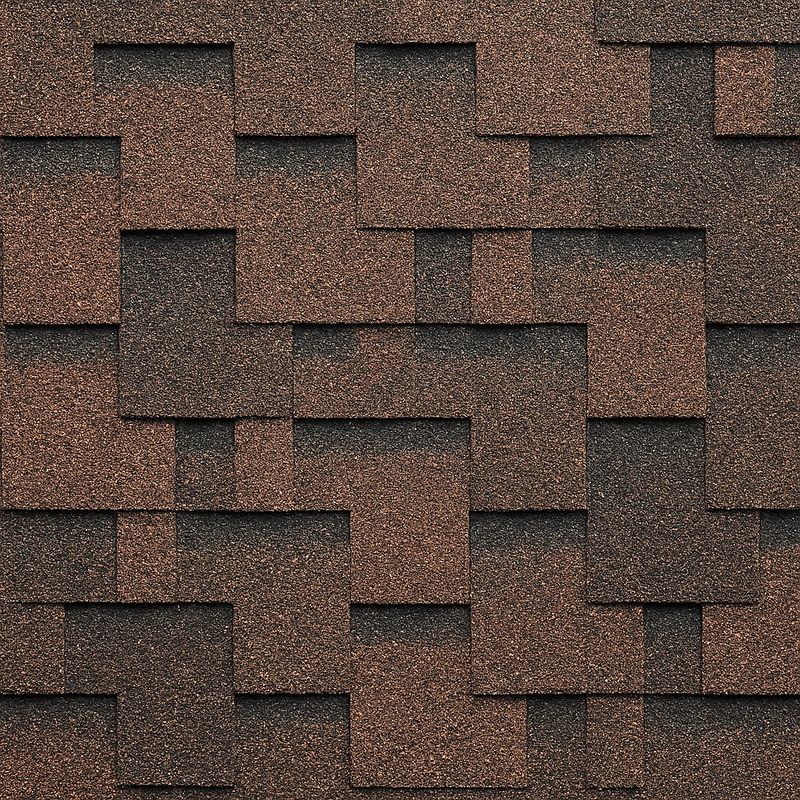 Черепица гибкая Docke Eurasia Лабиринт коричневый 3 м²