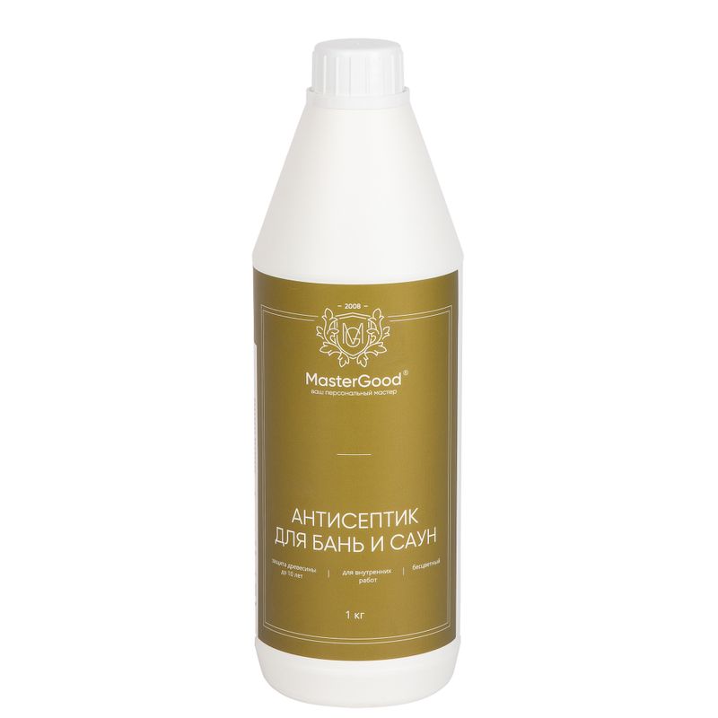 Антисептик для бань и саун MasterGood бесцветный 1кг