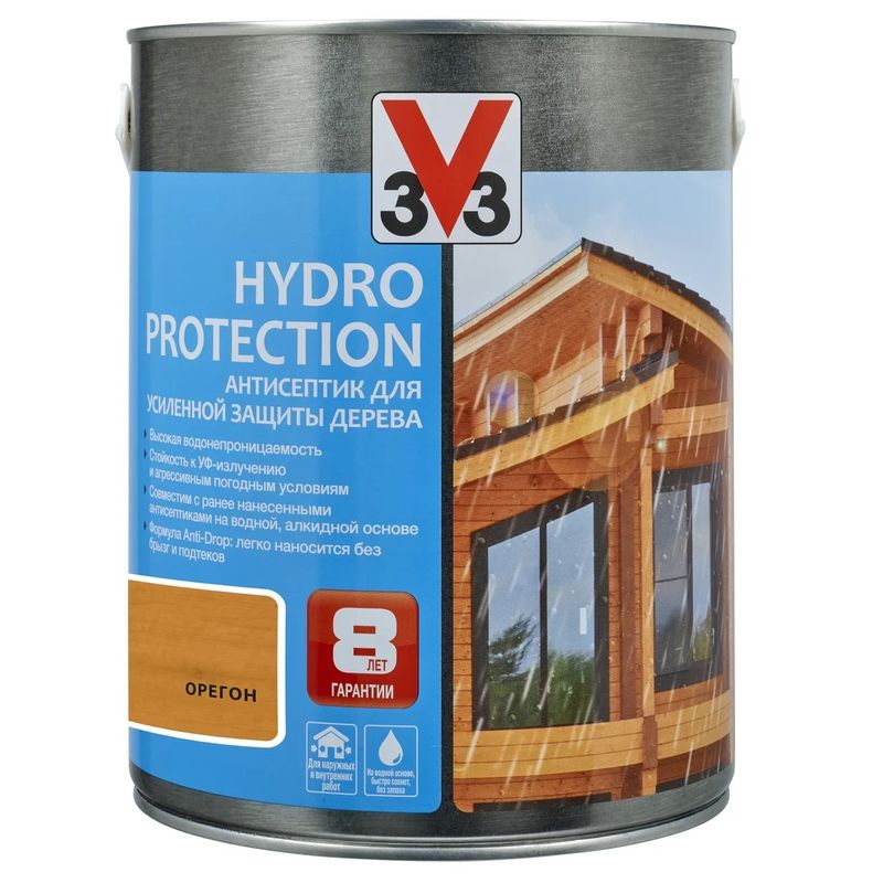 Антисептик для дерева Hydro Protection Орегон, 2,5л