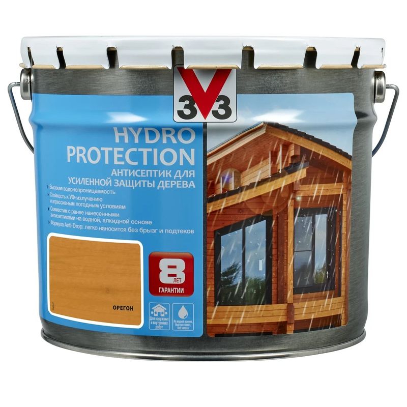 Антисептик для дерева Hydro Protection Орегон, 9л