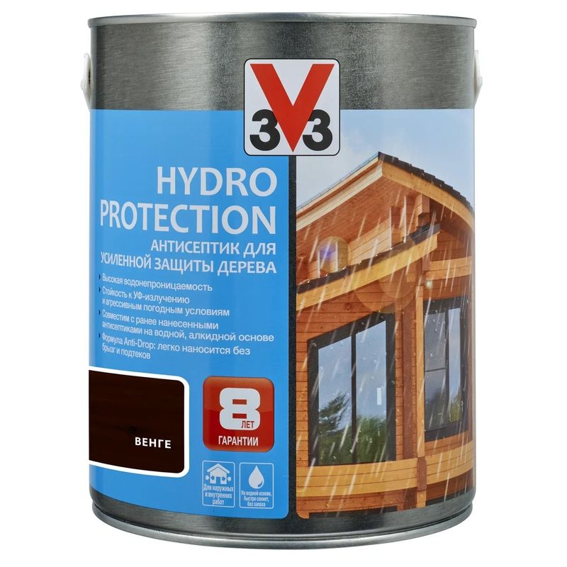 Антисептик для дерева Hydro Protection Венге, 2,5л