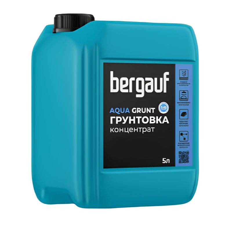 Грунтовка-концентрат Bergauf Aqua Grunt универсальная 5 л