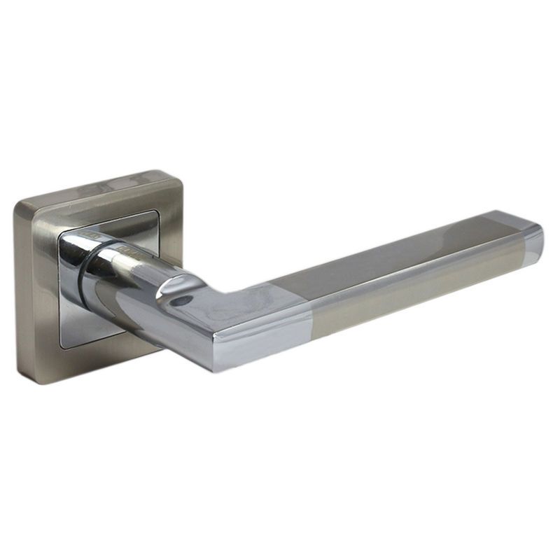 Комплект ручек Аллюр Арт Венсан матовый никель/хром (2682)