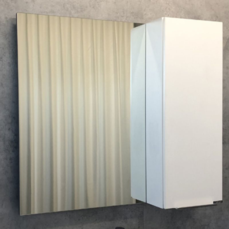Зеркало-шкаф COMFORTY "Бруклин-90", белая сосна (00-00001208)