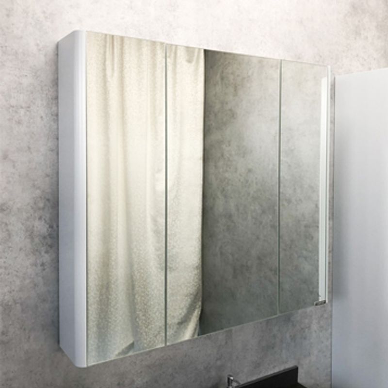 Зеркало-шкаф Comforty  Сорренто-90 светло-серый 00-00001968CF