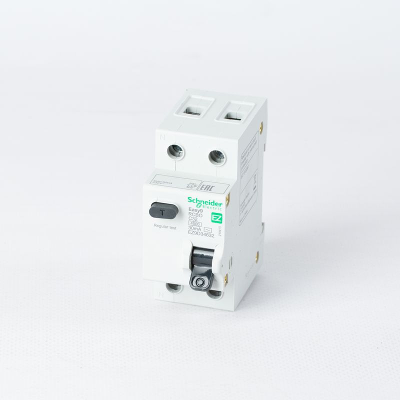 Автоматический выключатель дифференциального тока 2п (1P+N) C 32А Schneider EASY9