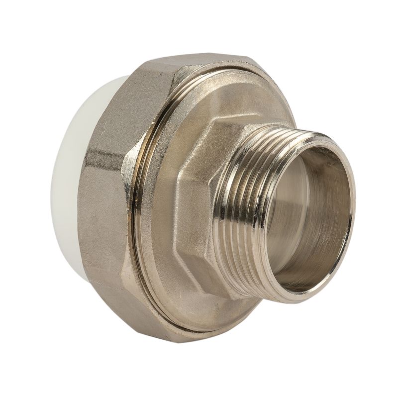 Муфта полипропиленовая 50х1 1/2" НР комбинированная разъемная RTP