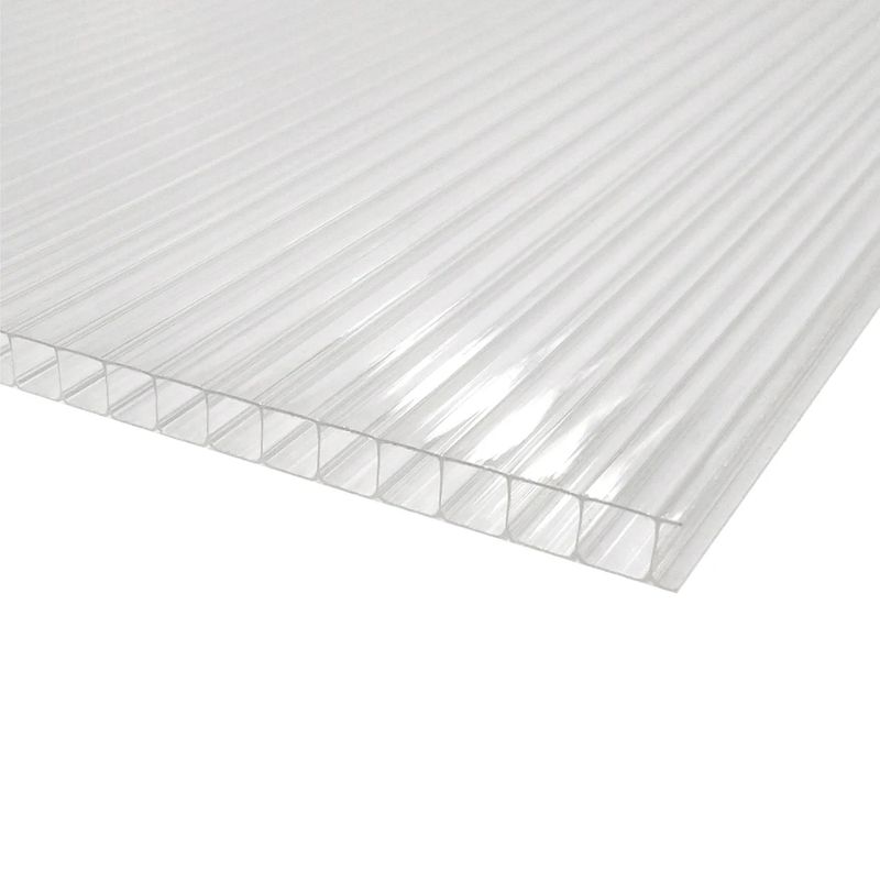 Поликарбонат сотовый прозрачный 4мм 2,1х6м 0,42кг/м² Rational_1