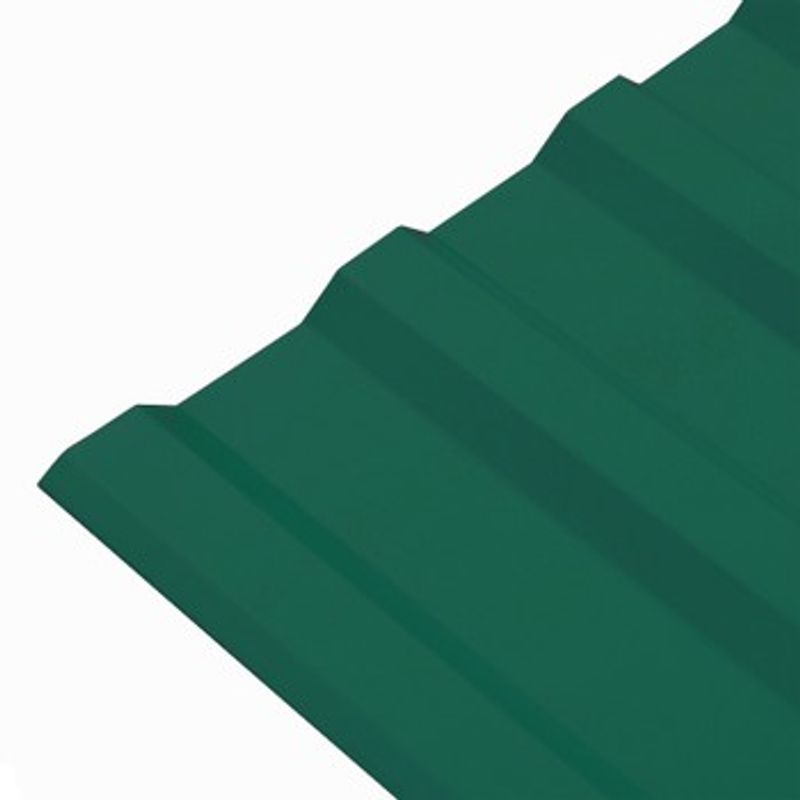 Профнастил МП-20 1150х2000 (ПЭ- RAL-6005-0,35 мм) зеленый мох