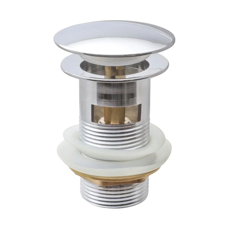 Выпуск - донный клапан для умывальника 1 1/4\", клик-клак с переливом ...