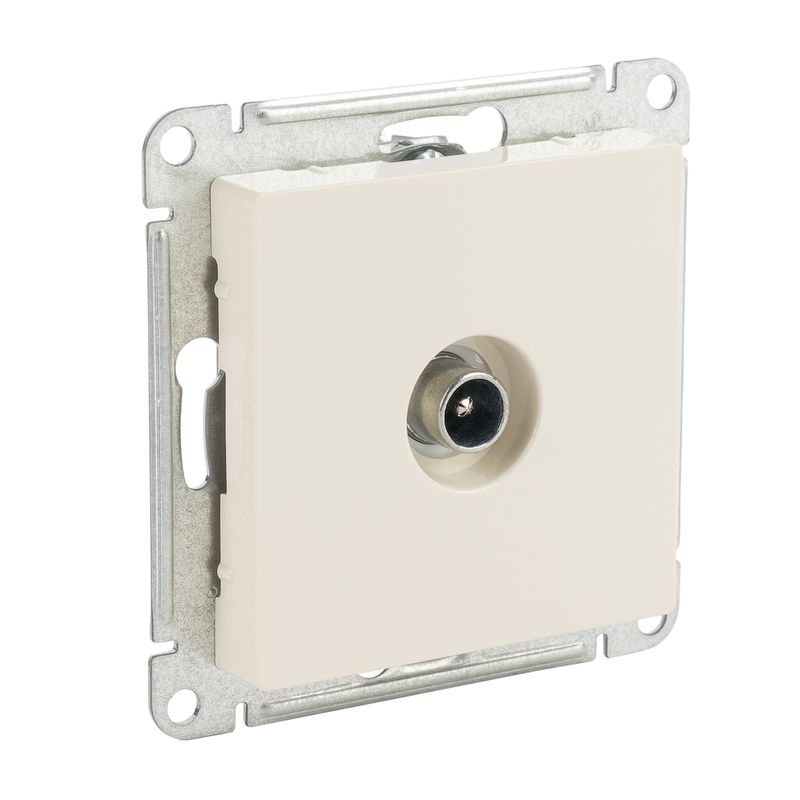 Механизм розетки ТВ оконечный AtlasDesign бежевый IP20 Systeme Electric