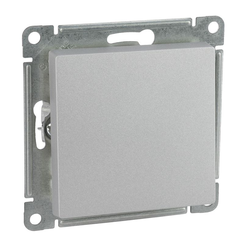 Механизм выключателя одноклавишный AtlasDesign алюминий IP20 Systeme Electric