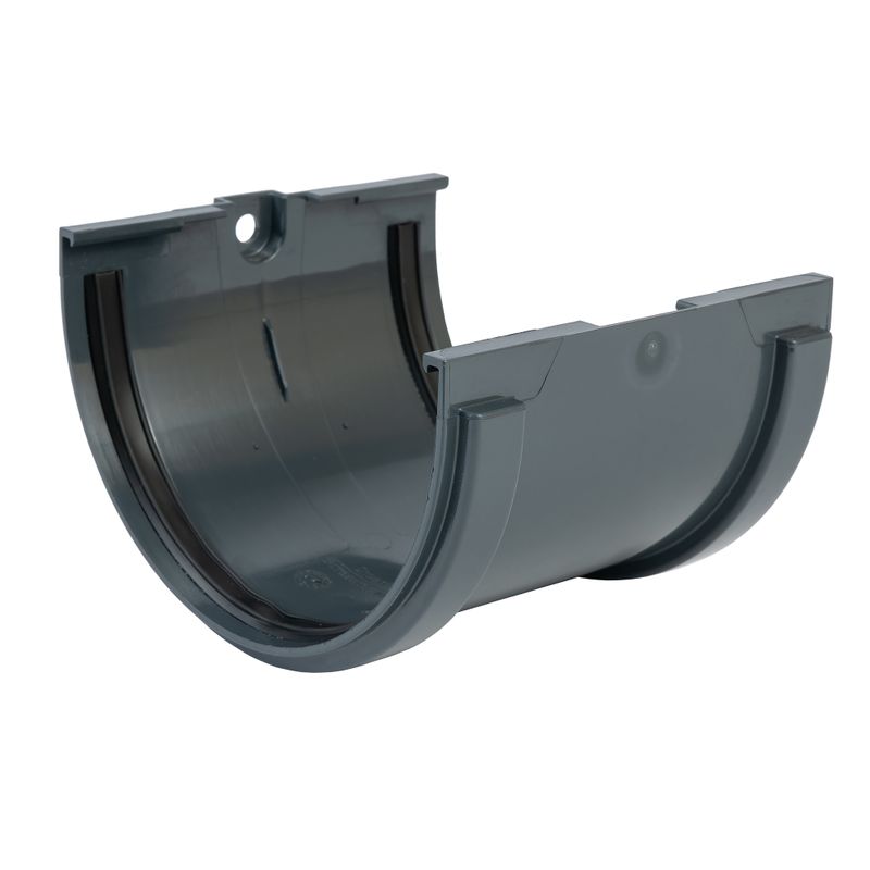 Соединитель желобов Docke Standard серый 120 мм