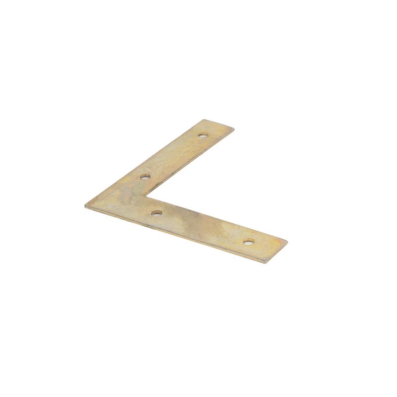 Уголок оконный 100х100х20х1,5 мм желтый оцинкованный