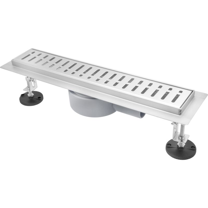 Трап линейный MPF D 40/50 металлический с решеткой, 400 мм | Сантехника