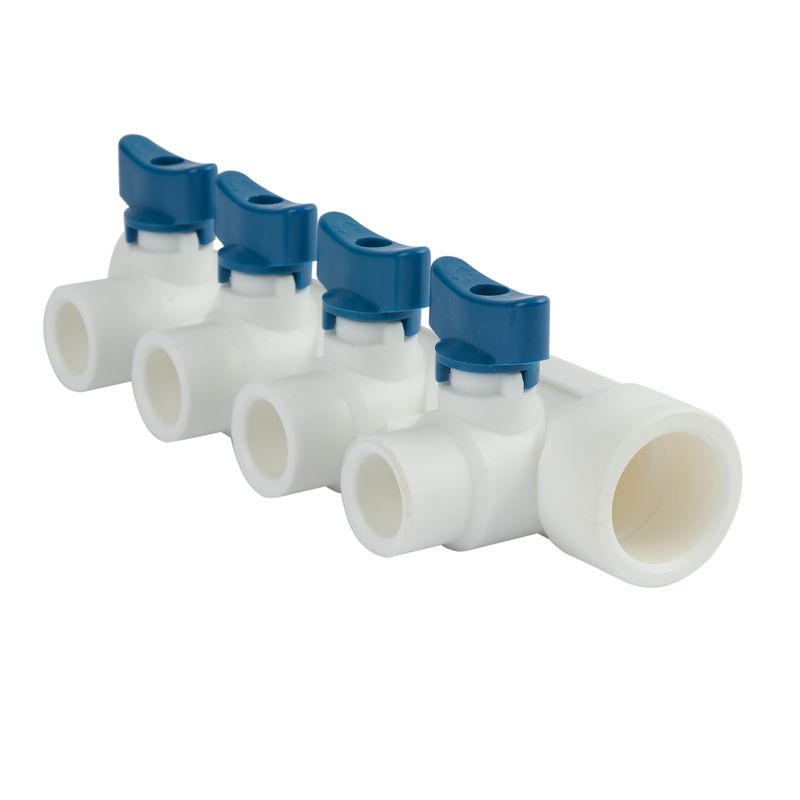 ПП Коллектор 32х20 4 выхода универсальный RTP