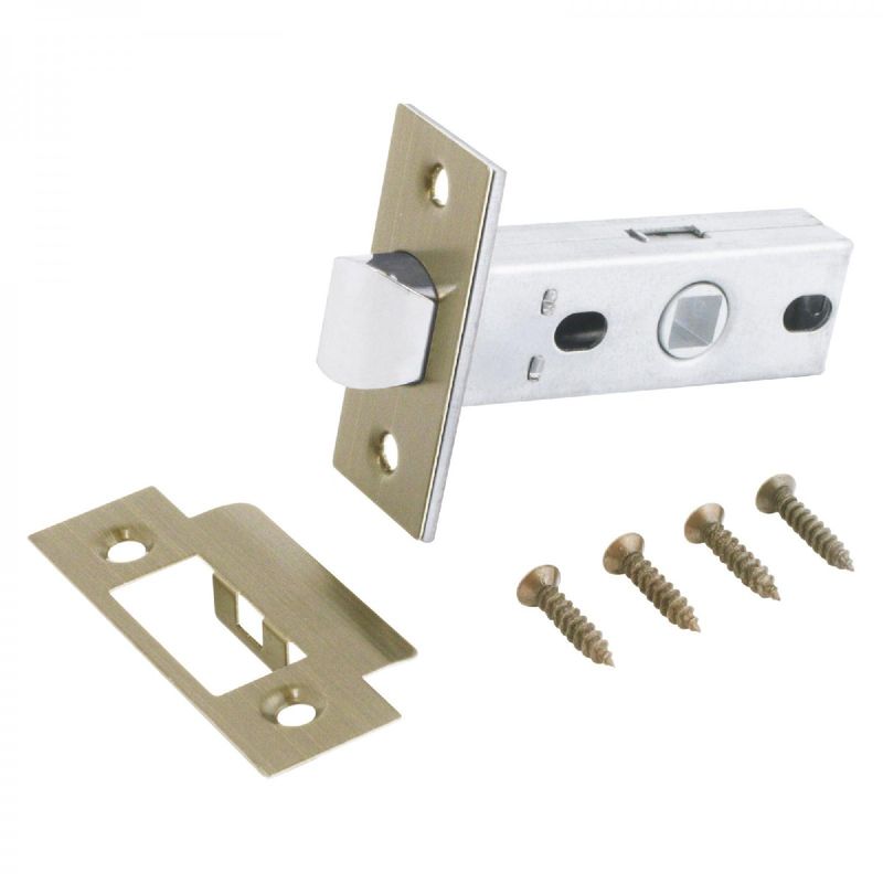 Защёлка Аллюр Арт мат бронза торцевая планка 25 мм без ручек L45-8, комплект