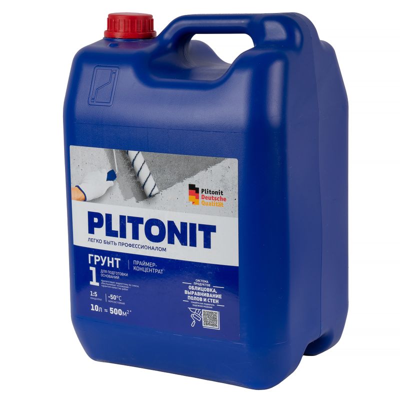 -концентрат Plitonit Грунт 1 универсальная, 10 л .