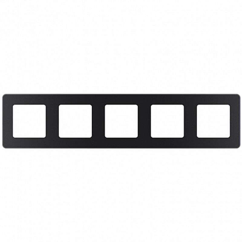 Рамка Legrand Inspiria 5-местная антрацит