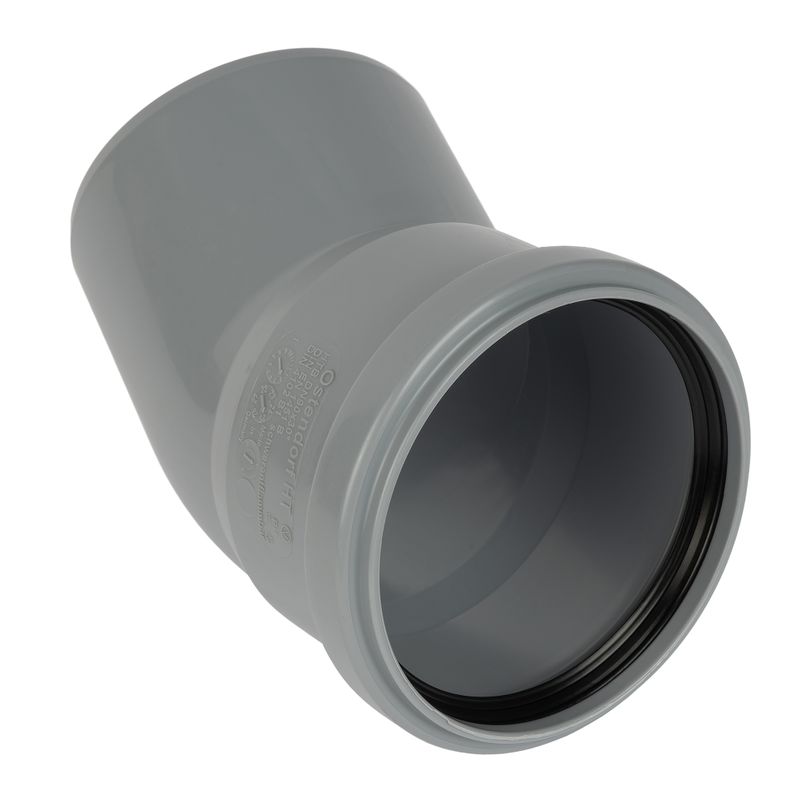 Отвод канализационный 90мм 30° Ostendorf