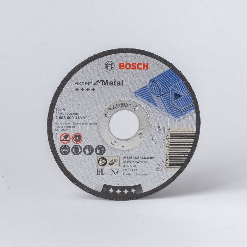 Круг по металлу отрезной 115х2,5х22,23 мм Bosch