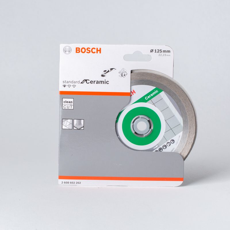 Диск по керамике алмазный Bosch 125х22,23 мм
