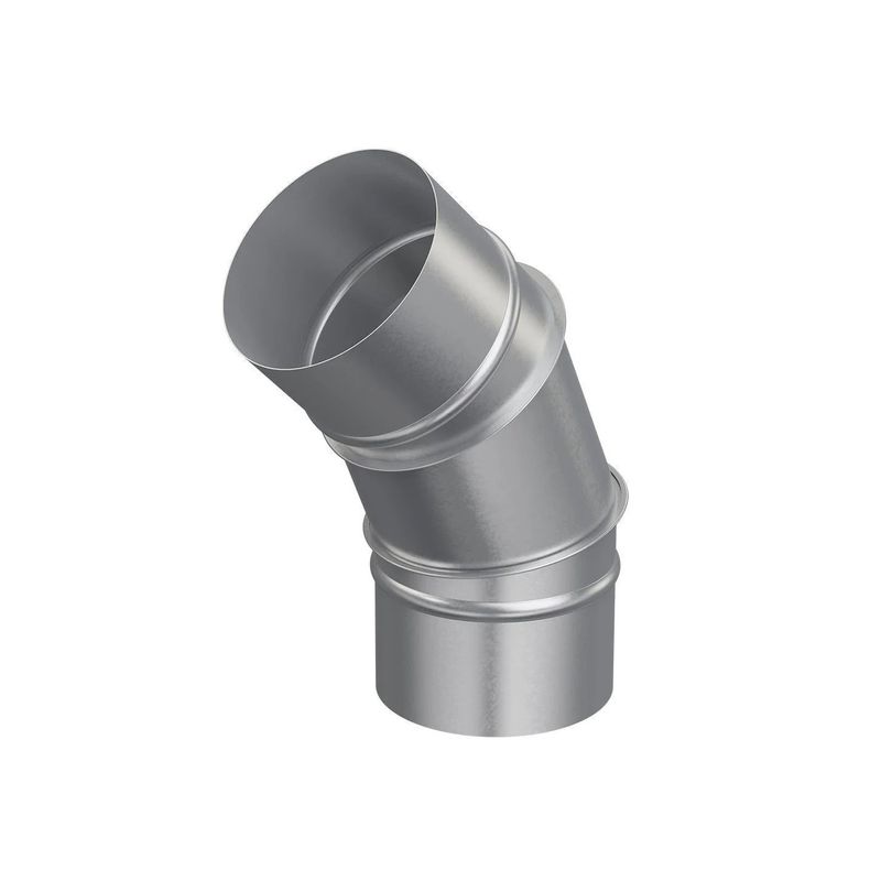 Отвод для круглых воздуховодов Era 45 градусов 100 мм 100OTG45