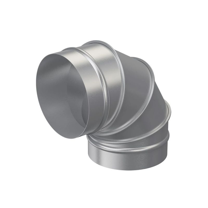 Отвод для круглых воздуховодов Era 90° 125 мм 125OTG90