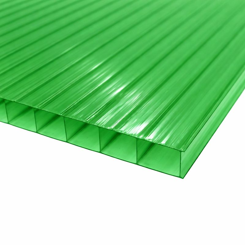 Поликарбонат сотовый зеленый 4мм 2,1х6м 0,47кг/м² Rational_1