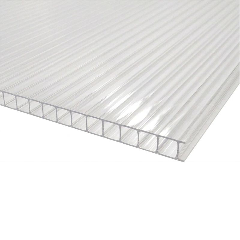 Поликарбонат сотовый прозрачный 6мм 2,1х6м 0,78кг/м² Rational