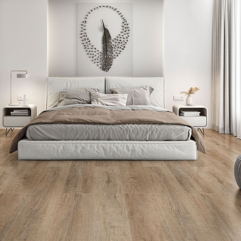 Плитка ПВХ замковая Royce Enjoy Дуб Блэкрок 3,5мм 42кл с фаской 2,16м²