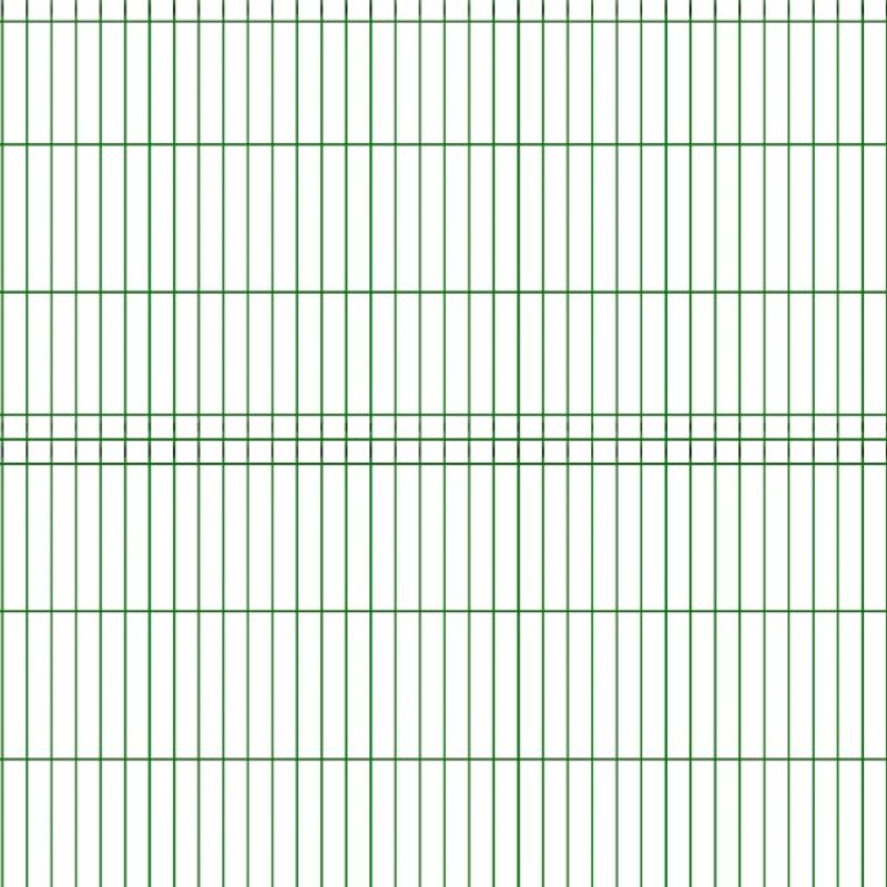 Заборная 3D панель 2530х2030 мм d-3,8 мм зеленая