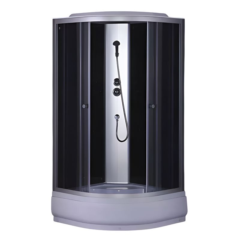 Душевая кабина Comforty высокий поддон 90х90см стекло тонированное 4мм