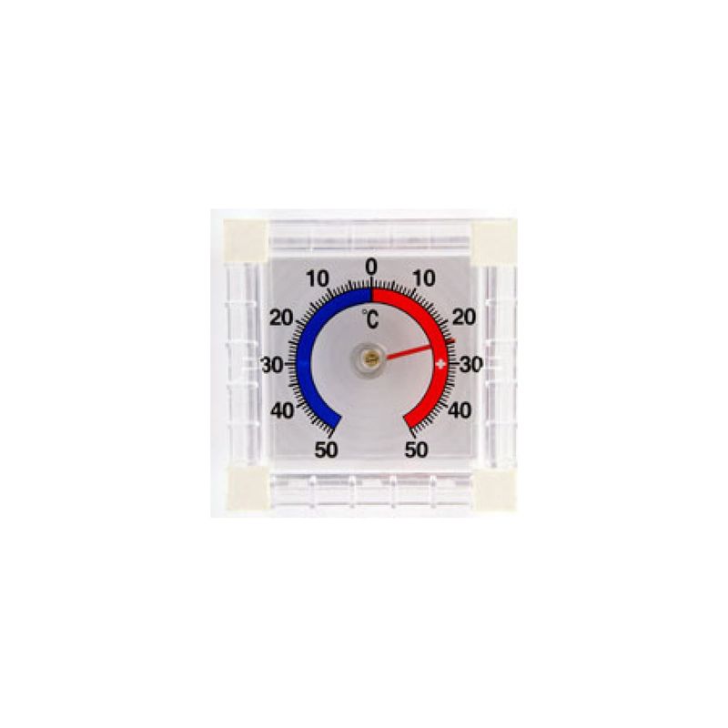 Термометр наружный Биметаллический квадратный ТББ в блистере