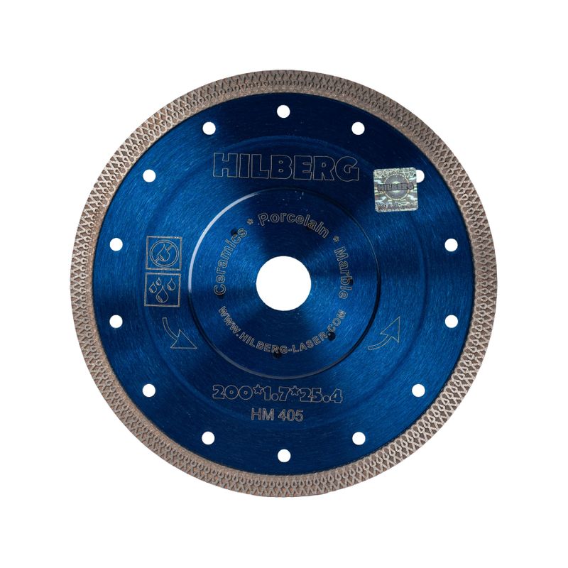 Диск алмазный Hilberg Hard Materials X-type 200x1,7x25,4 мм_1