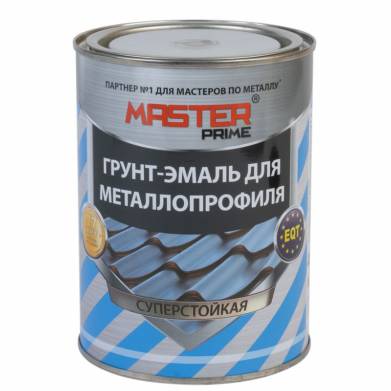 Грунт-эмаль для металлопрофиля Master Prime зеленый мох RAL 6005 0,9 кг