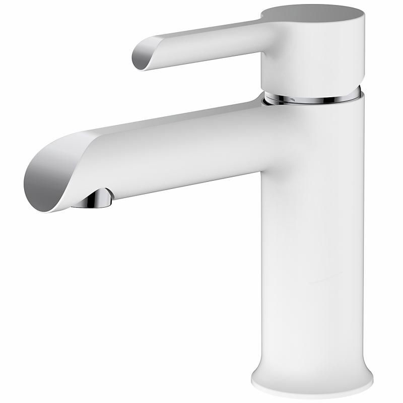 Смеситель для раковины Haiba HB10805-8 белый/хром