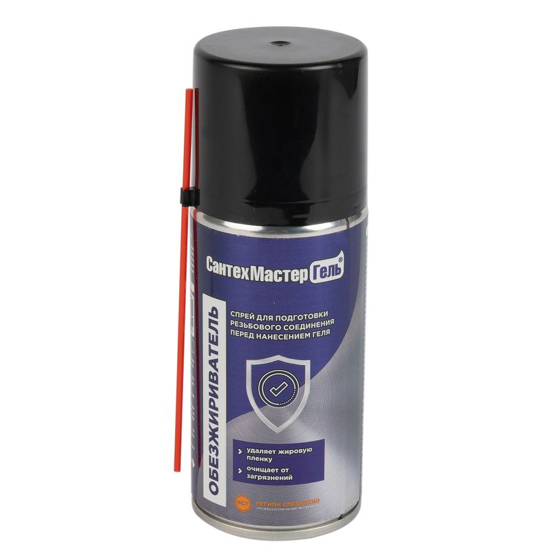 Обезжириватель для резьбовых соединений Сантехмастер гель 150мл