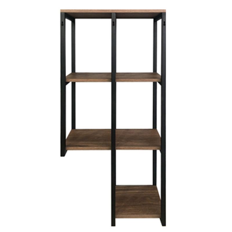 Стеллаж подвесной Comforty Порто 50 дуб темно коричневый