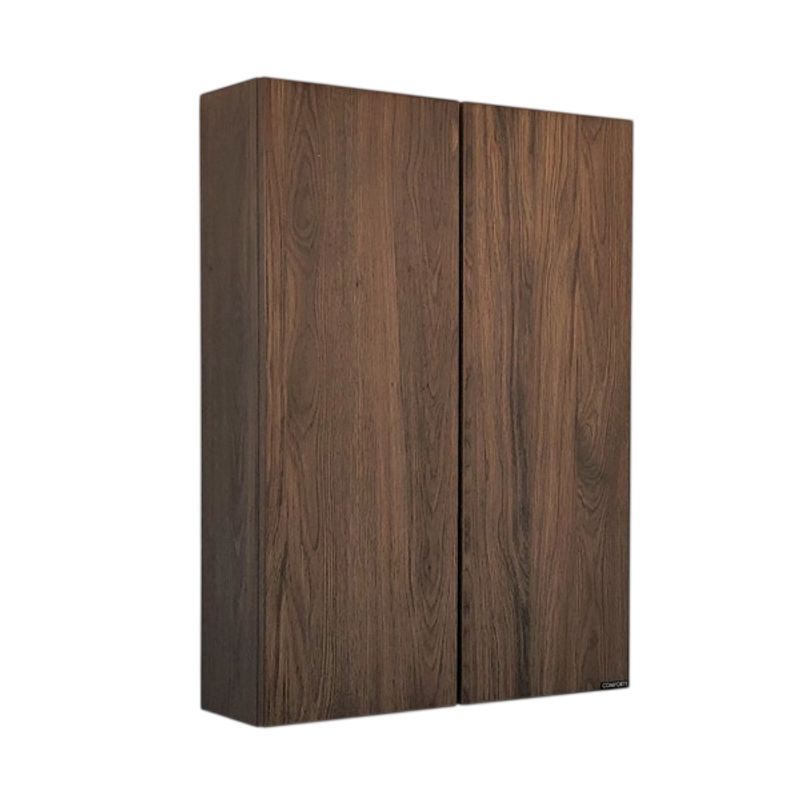 Шкаф пенал подвесной Comforty Порто 50 дуб темно коричневый