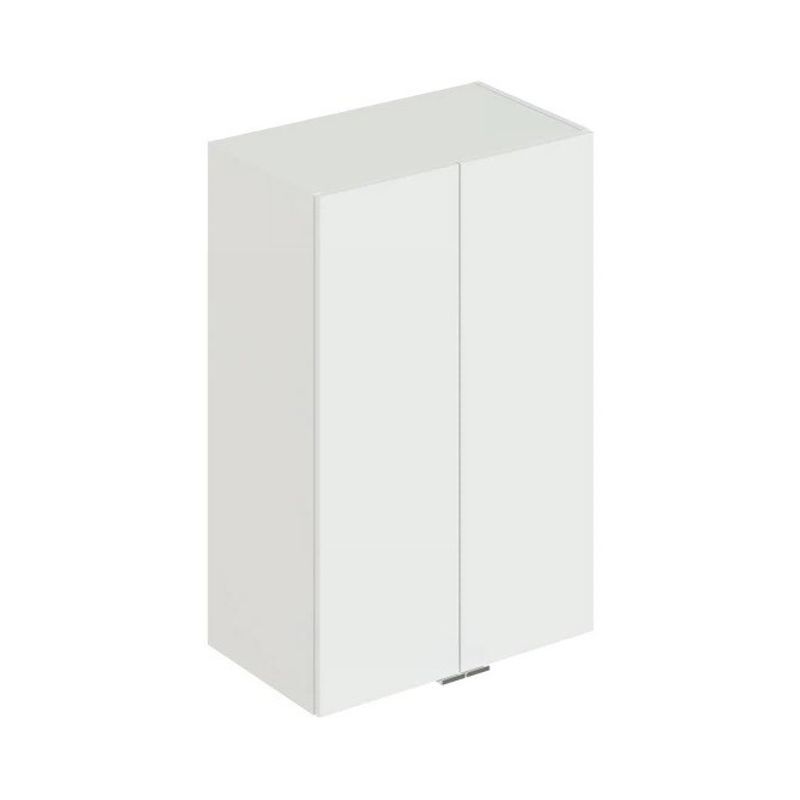 Шкаф пенал подвесной Comforty Лозанна 60 белый глянец