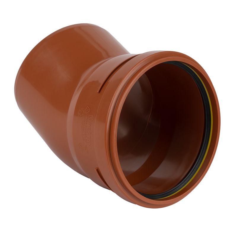 Отвод канализационный наружная 160мм 30° RTP