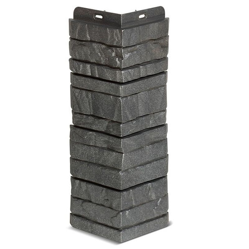 Угол наружный Docke Stein 145х145х400мм антрацит