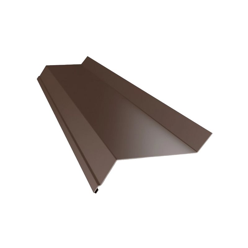 Планка отлива 100х30х2000, 0,45 мм коричневый шоколад