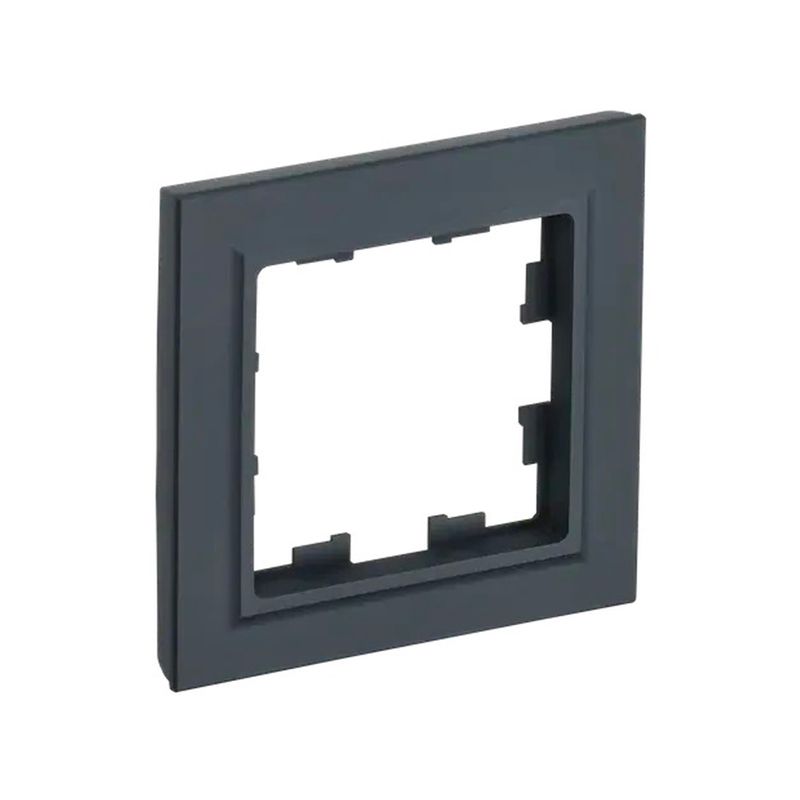Рамка одноместная Brite графит IP20 IEK