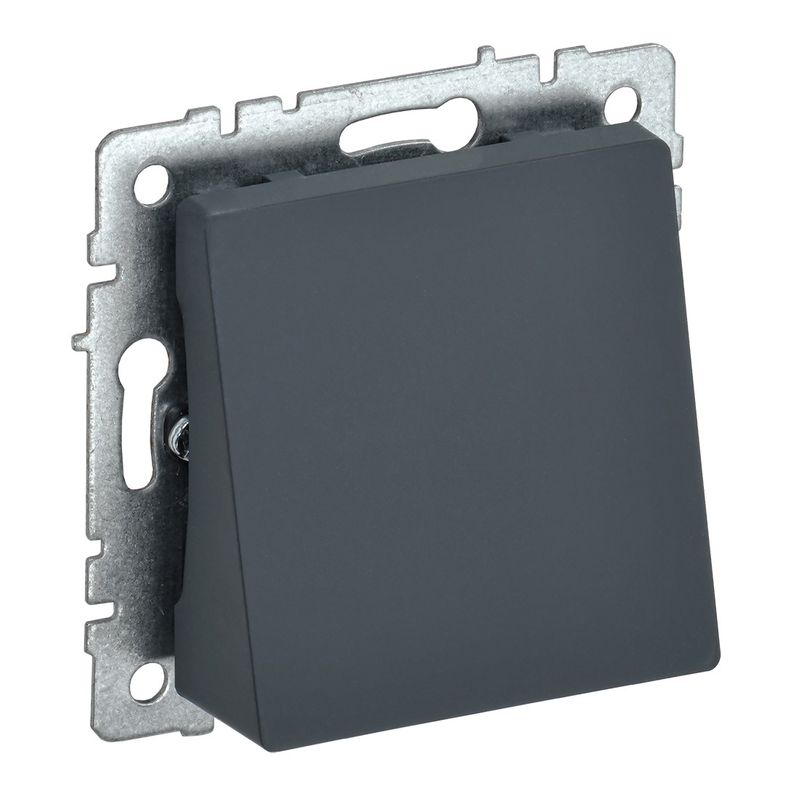 Механизм вывода кабеля Brite графит IP20 IEK