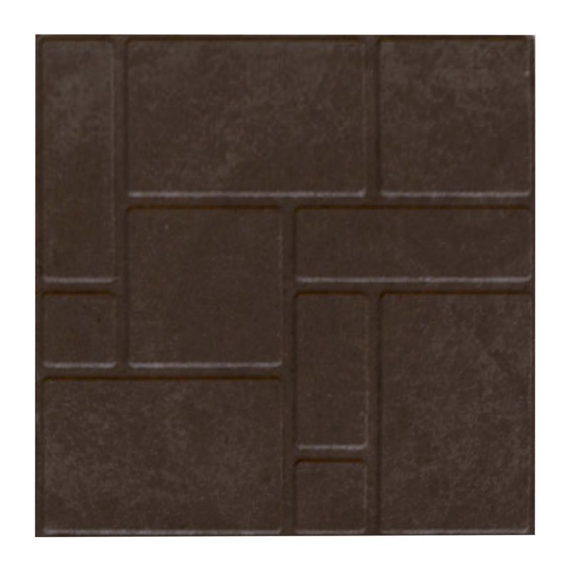Плитка тротуарная полимерпесчаная коричневая 330х330х35 мм