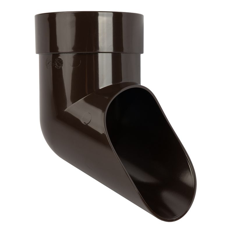 Слив трубы 80мм Технониколь Оптима коричневый