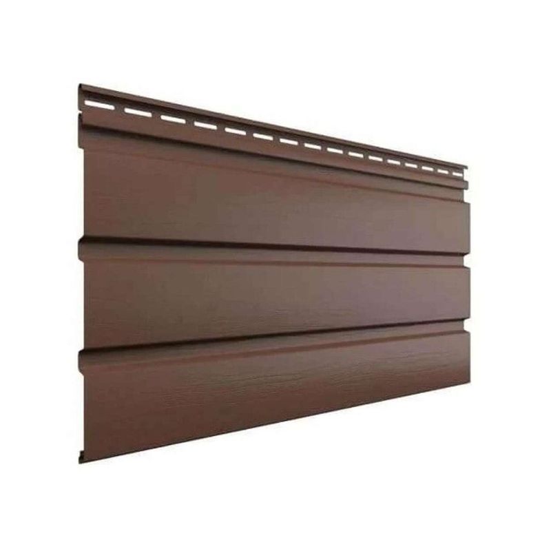 Софит виниловый Технониколь Оптима без перфорации 1х334мм каштан 3м