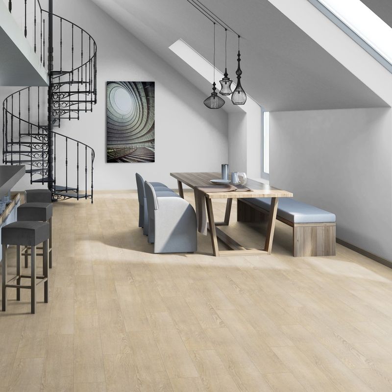 Плитка ПВХ замковая CronaFloor Royce Гамма G002 4мм 42кл без фаски 2,16м²
